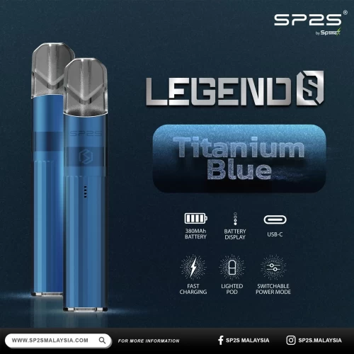 SP2S電鍍鈦色主機｜升級版質感爆棚｜通用一代煙彈｜16種潮流顏色